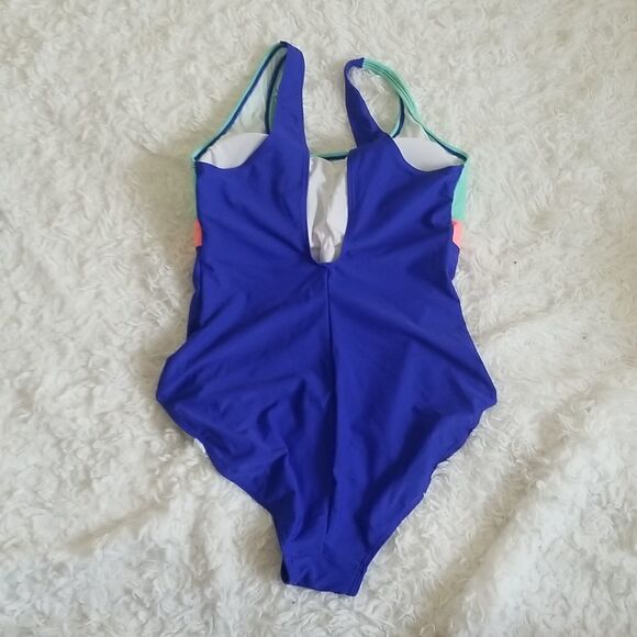 NWOT Wocleiliy Women Blue Swimsuit Sz XXL - Picture 5 of 8